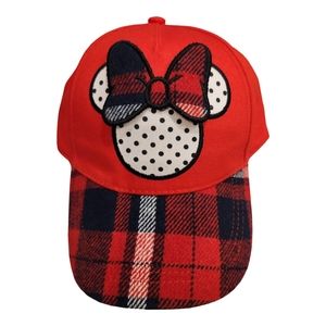 Minnie Mouse Plaid Baseball Hat